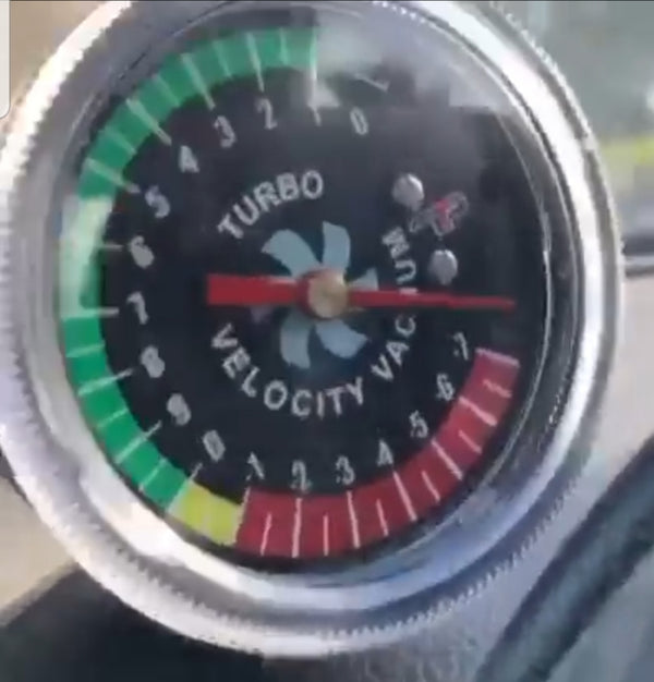 TTP Turbo Performance Velocity Intake Vacuum Gauge