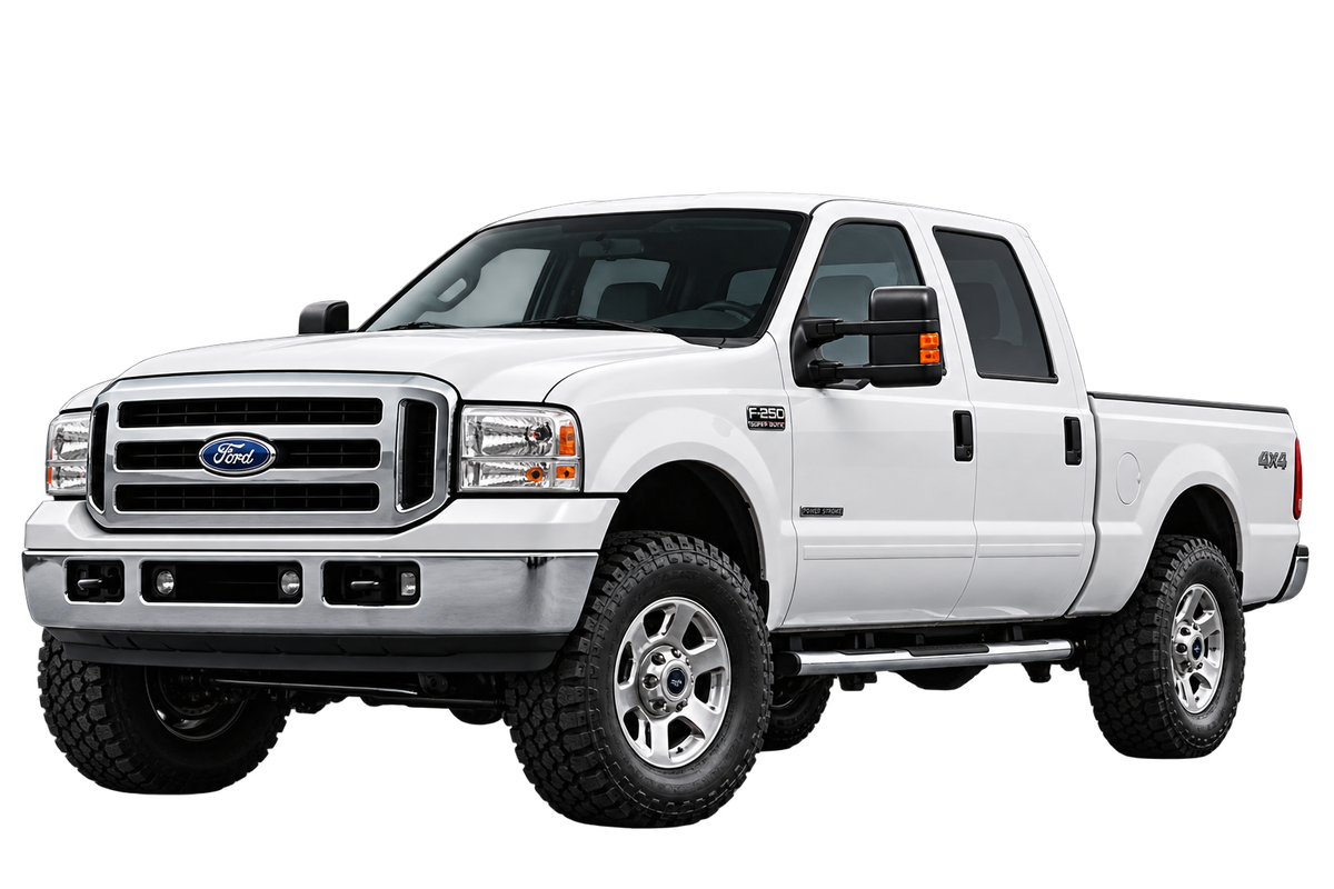 Illustrative POWER STROKE truck